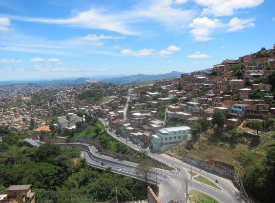 View of "Aglomerado da Serra" from the top.