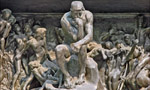 Escultura “A Porta do Inferno”, de Auguste Rodin.