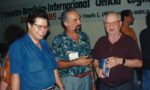 Entrevistado com Drs. Romeu Cardoso Guimarães e Michel Debrun, em congresso na UNESP-Marília, 1995.