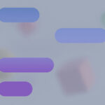 Imagem digital de balões de conversa de mensagem de texto sobre um fundo translúcido que simula uma tela de smartphone